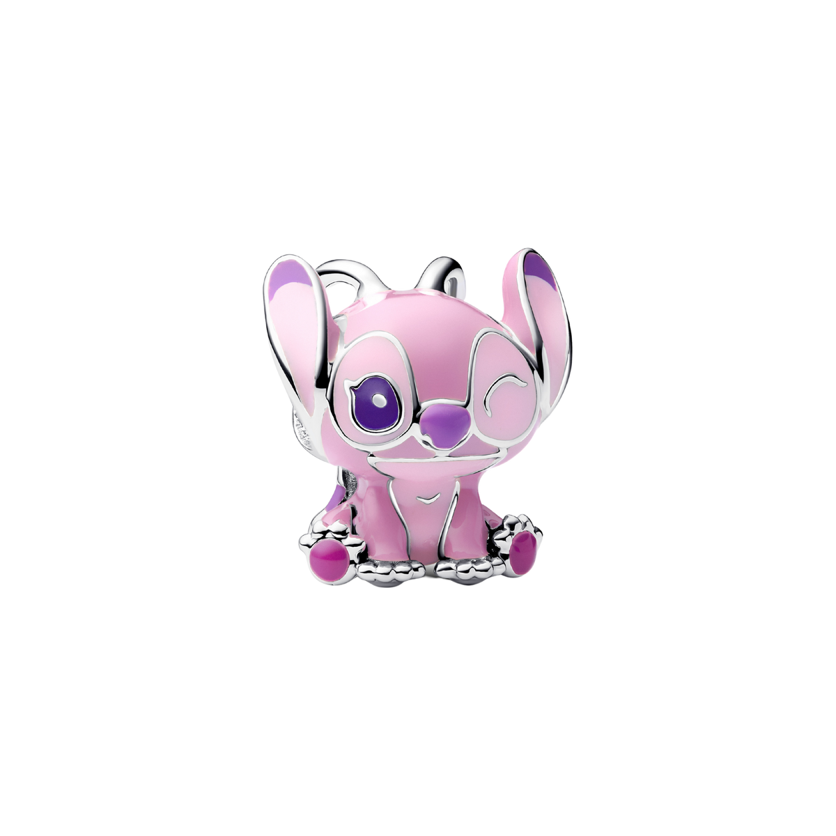 DISNEY X Charm Angel (Stitch) Emaille pink