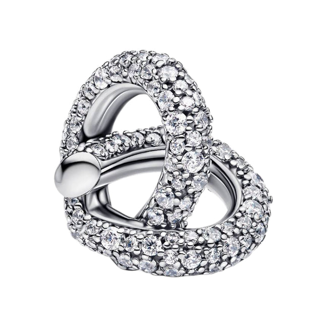Charm Unendlichkeitsknoten mit Zirkonia