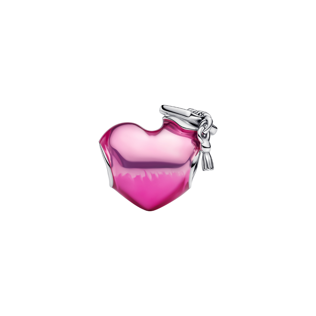 MOMENTS Charm Abschlussherz 2025 pink