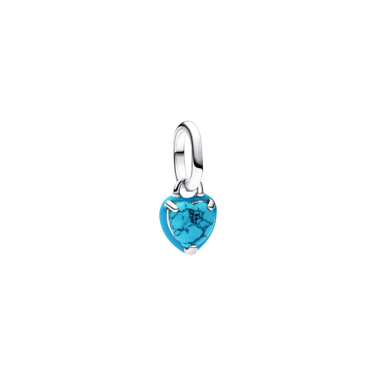 MOMENTS Charm Mini Herz türkis