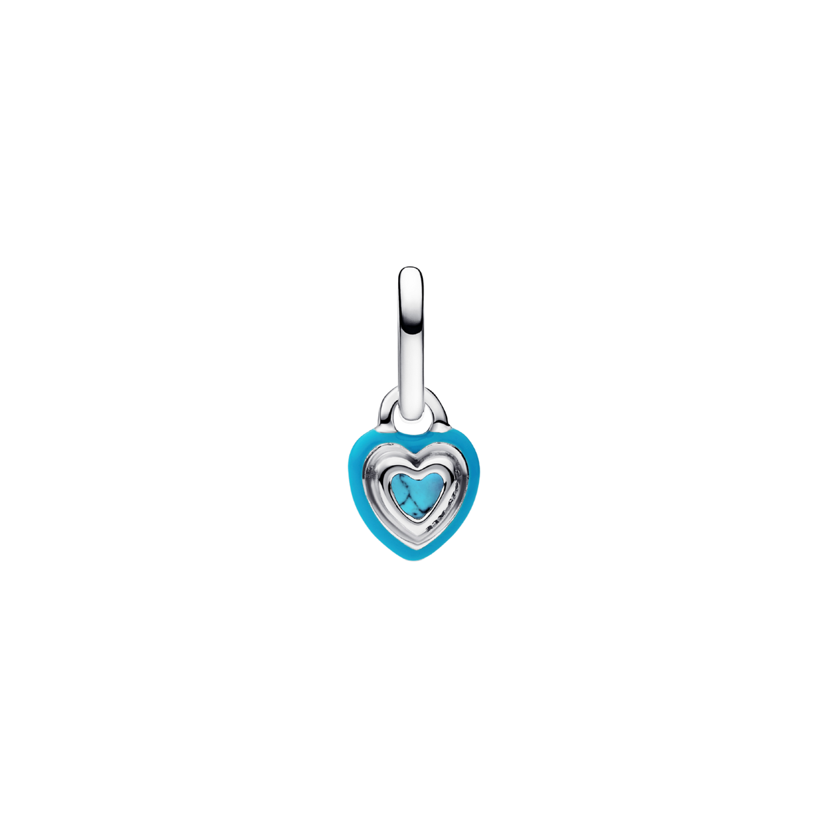 MOMENTS Charm Mini Herz türkis