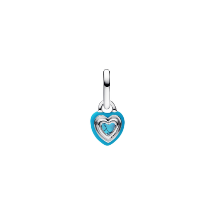 MOMENTS Charm Mini Herz türkis