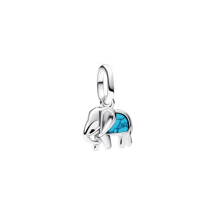 MOMENTS Charm Elefant türkis