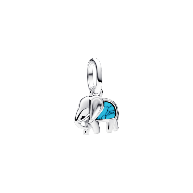 MOMENTS Charm Elefant türkis