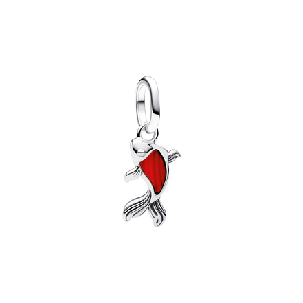 ME Charm Mini Koi Fisch Murano Glas rot