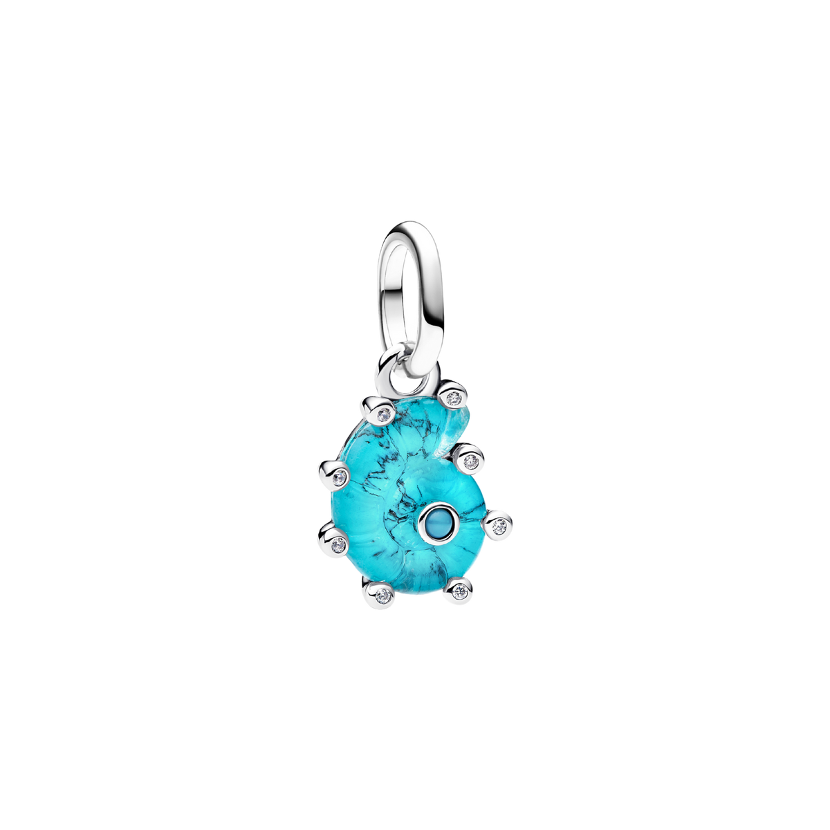 MOMENTS Charm Meeresschnecke Murano Glas