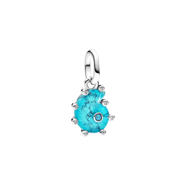 MOMENTS Charm Meeresschnecke Murano Glas