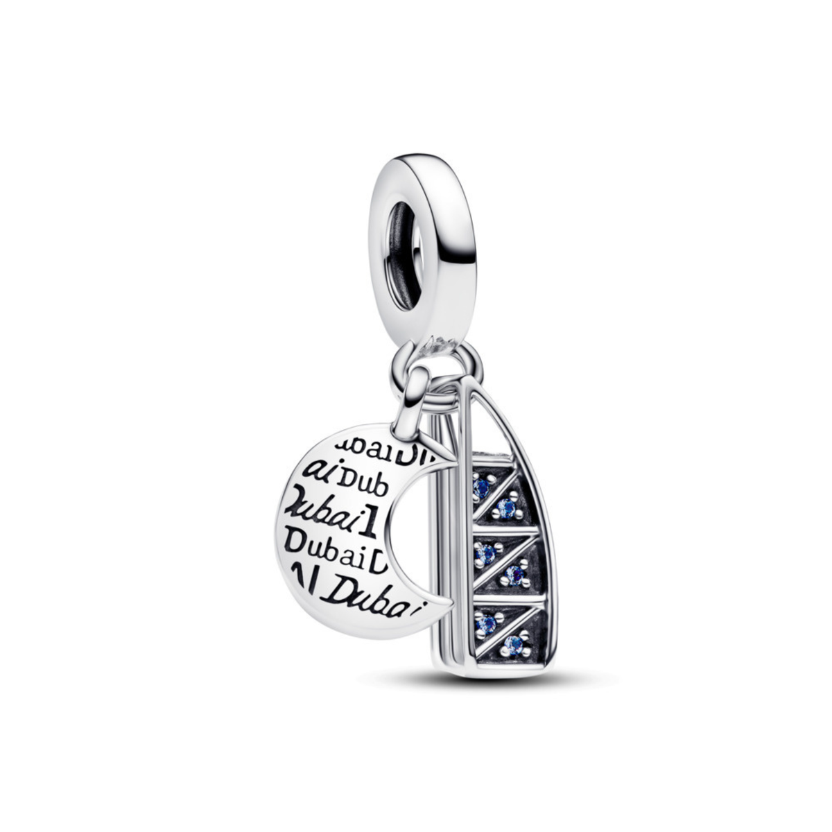 Charm-Anhänger Burj al Arab silberfarben