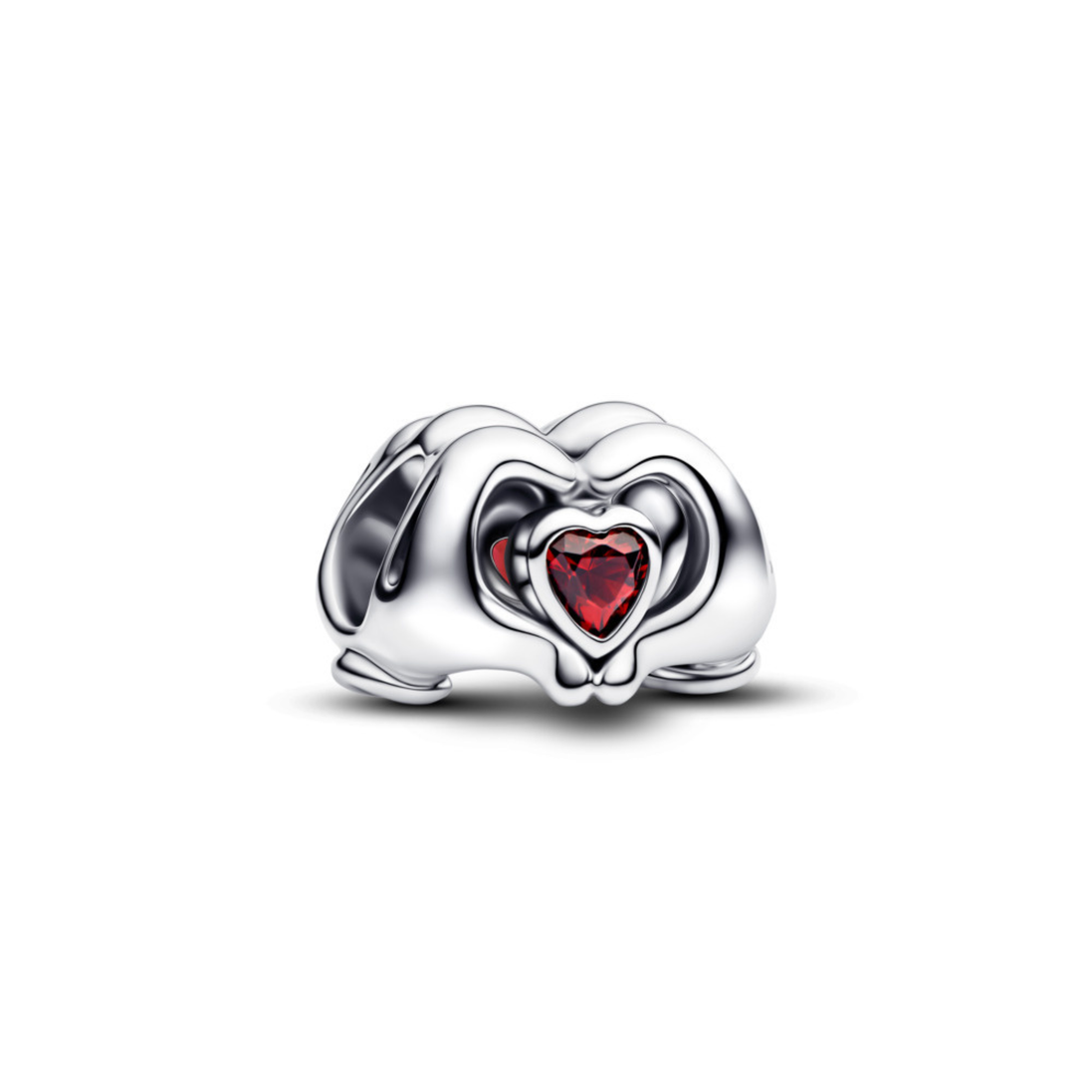 Charm Mickey Maus silberfarben