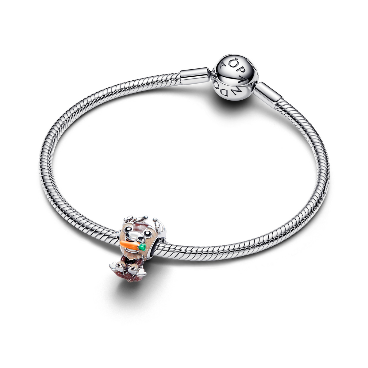 X DISNEY Charm Frozen Sven silberfarben