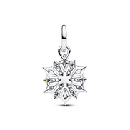 X DISNEY Charm-Anhänger Frozen Elsa Schneeflocke sil