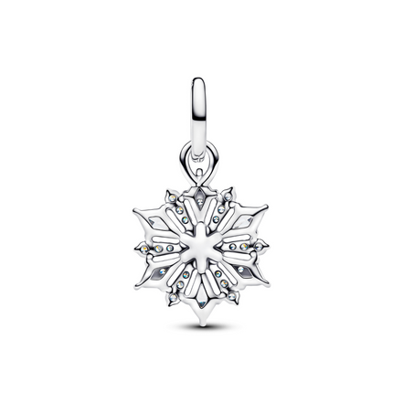 X DISNEY Charm-Anhänger Frozen Elsa Schneeflocke sil