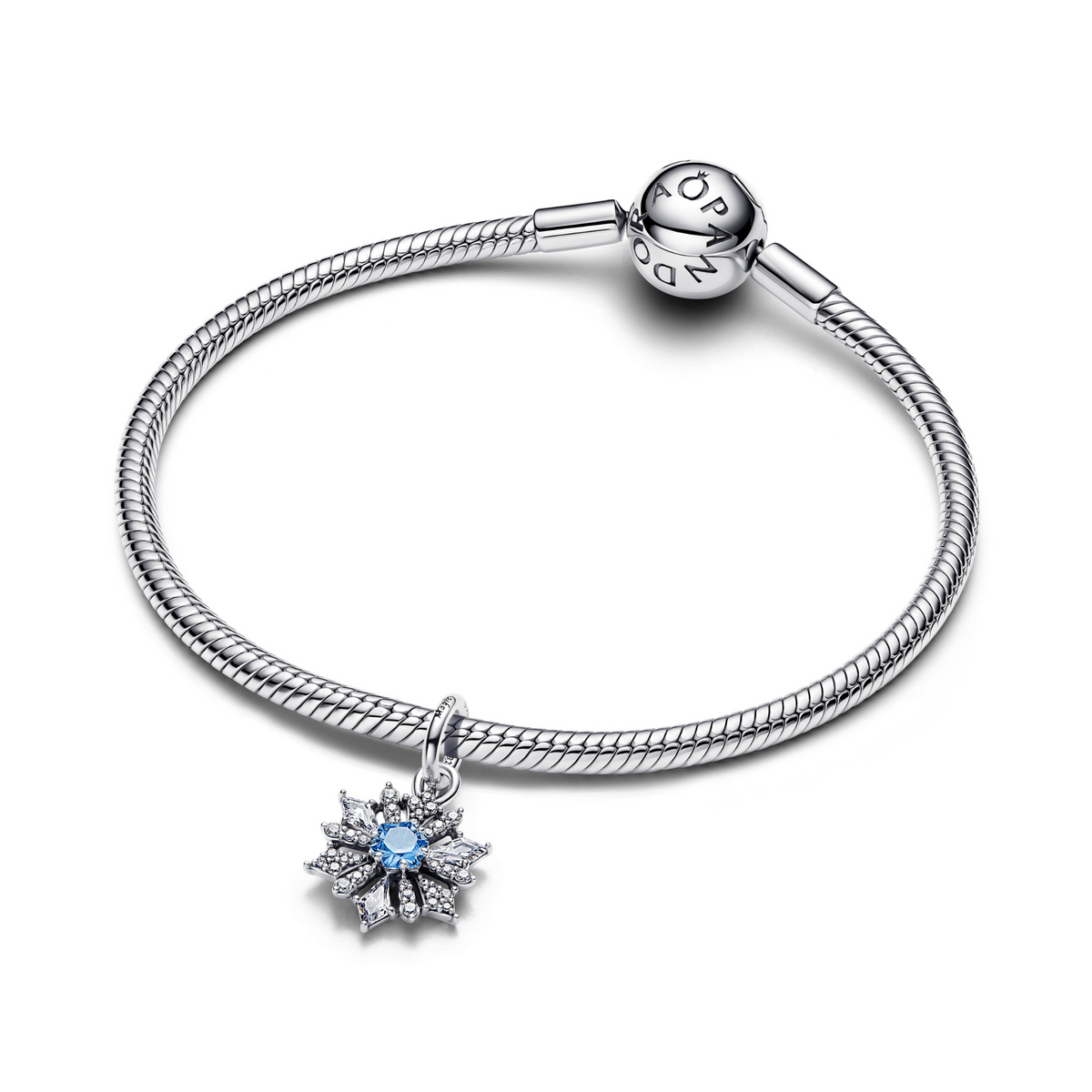 X DISNEY Charm-Anhänger Frozen Elsa Schneeflocke sil