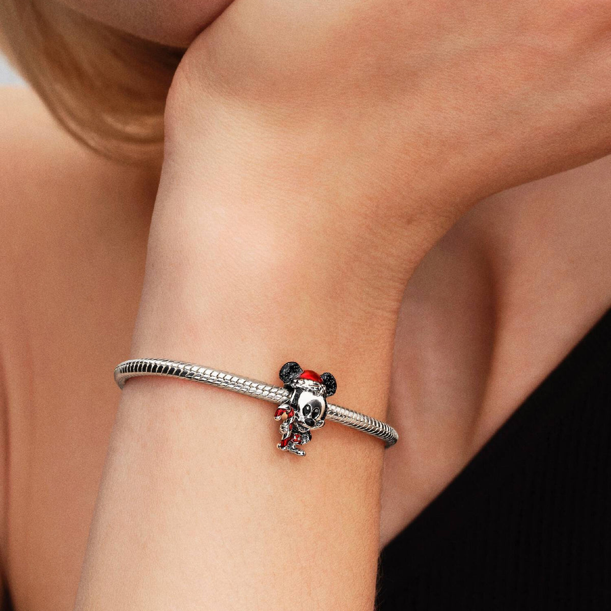Disney Charm weihnachtliche Micky Maus