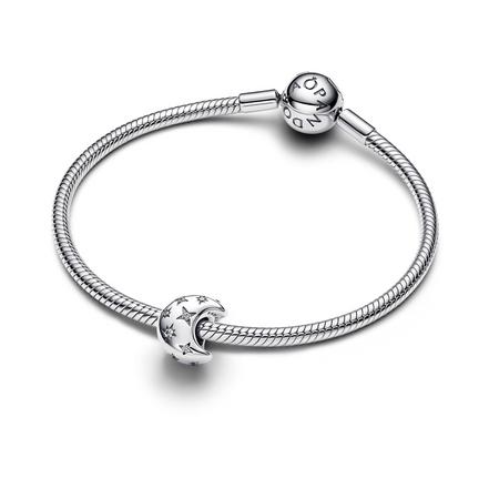 MOMENTS Charm Mond silberfarben Zirkonia