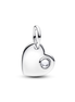 MOMENTS Charm Herz April gravierbar