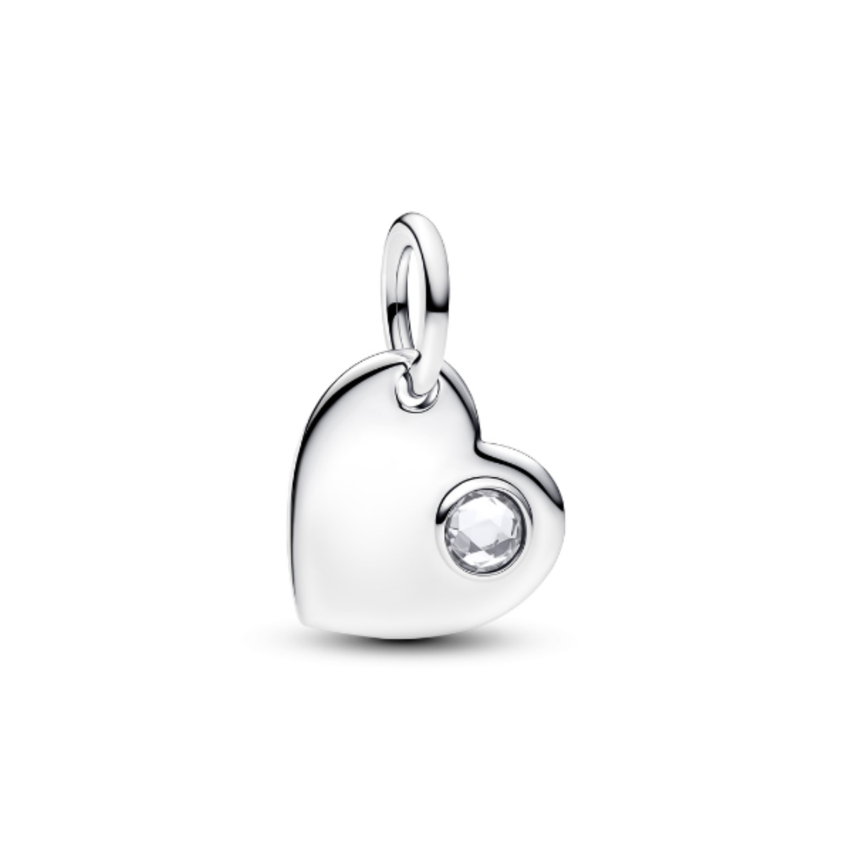 MOMENTS Charm Herz April gravierbar