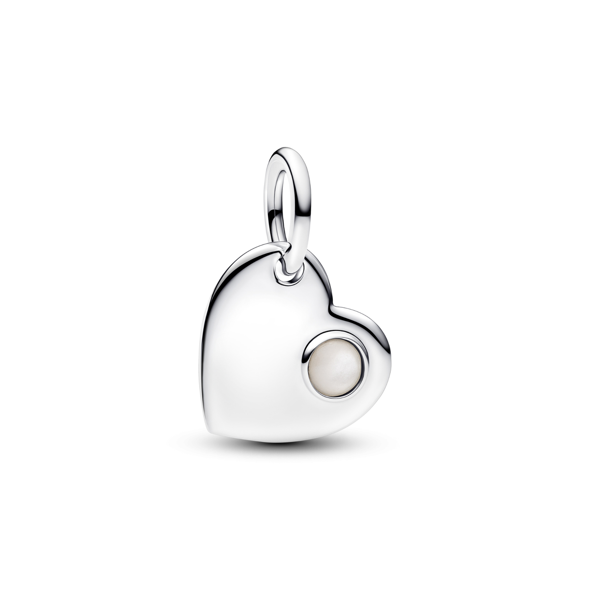 MOMENTS Charm Herz Juni gravierbar
