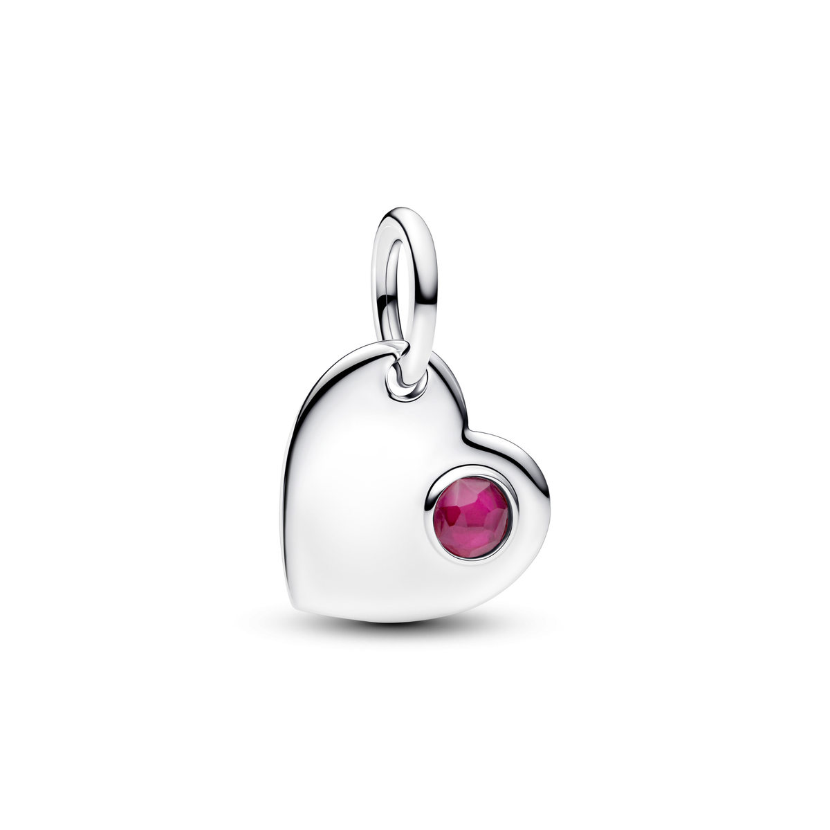 MOMENTS Charm Herz Juli gravierbar