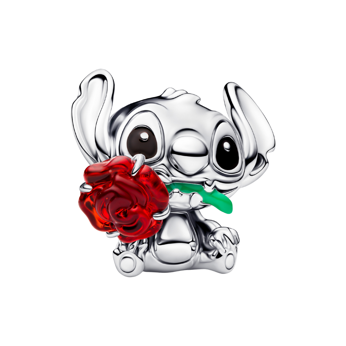 DISNEY Charm Stitch mit roter Rose
