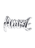 Charm Schriftzug Amore silberfarben