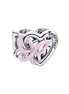 MOMENTS Charm Herz mit Schmetterling