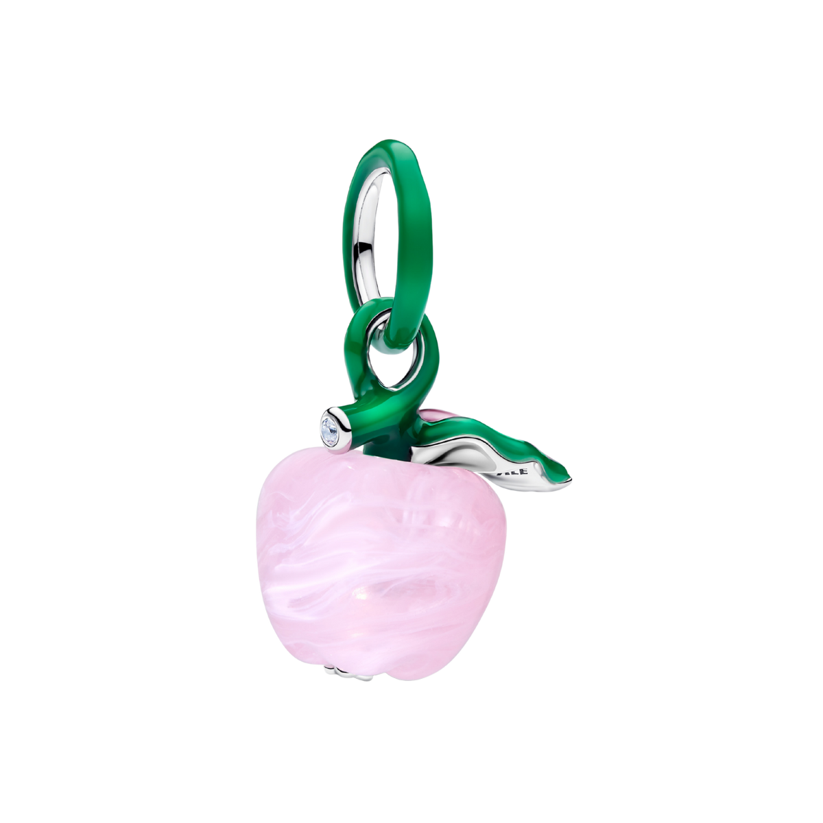 MOMENTS Charm-Anhänger pinker Apfel