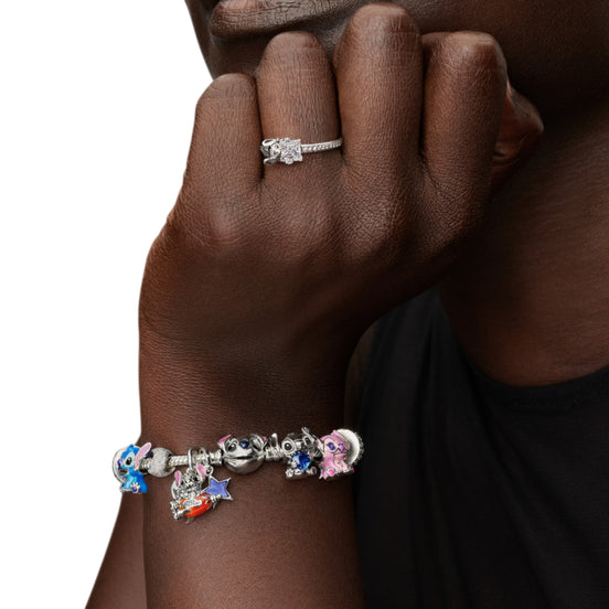 Disney Charm Sitch mit blauem Herzen