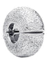 Silberner Mini-Clip mit Textur