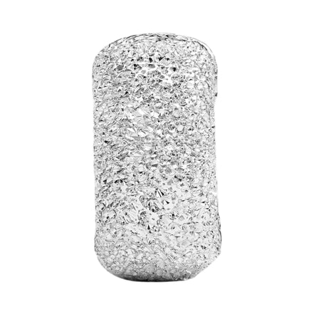 Silberner Mini-Clip mit Textur