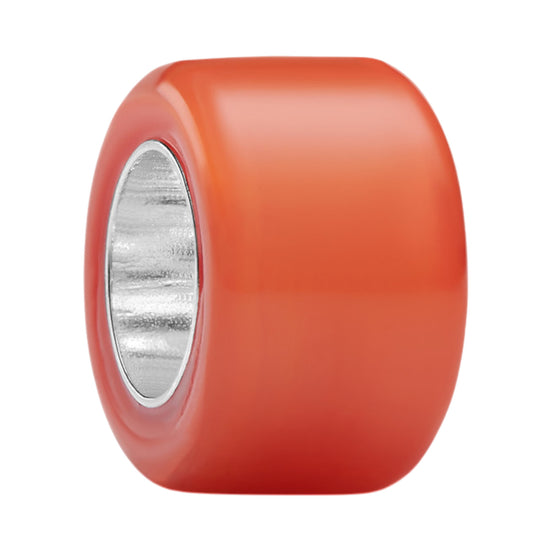 Mini-Charm Murano-Glas Orange