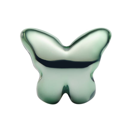 Mini-Charm grüner Schmetterling