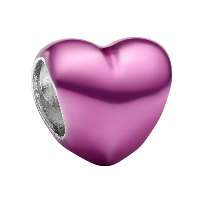 Mini-Charm pinkes Herz