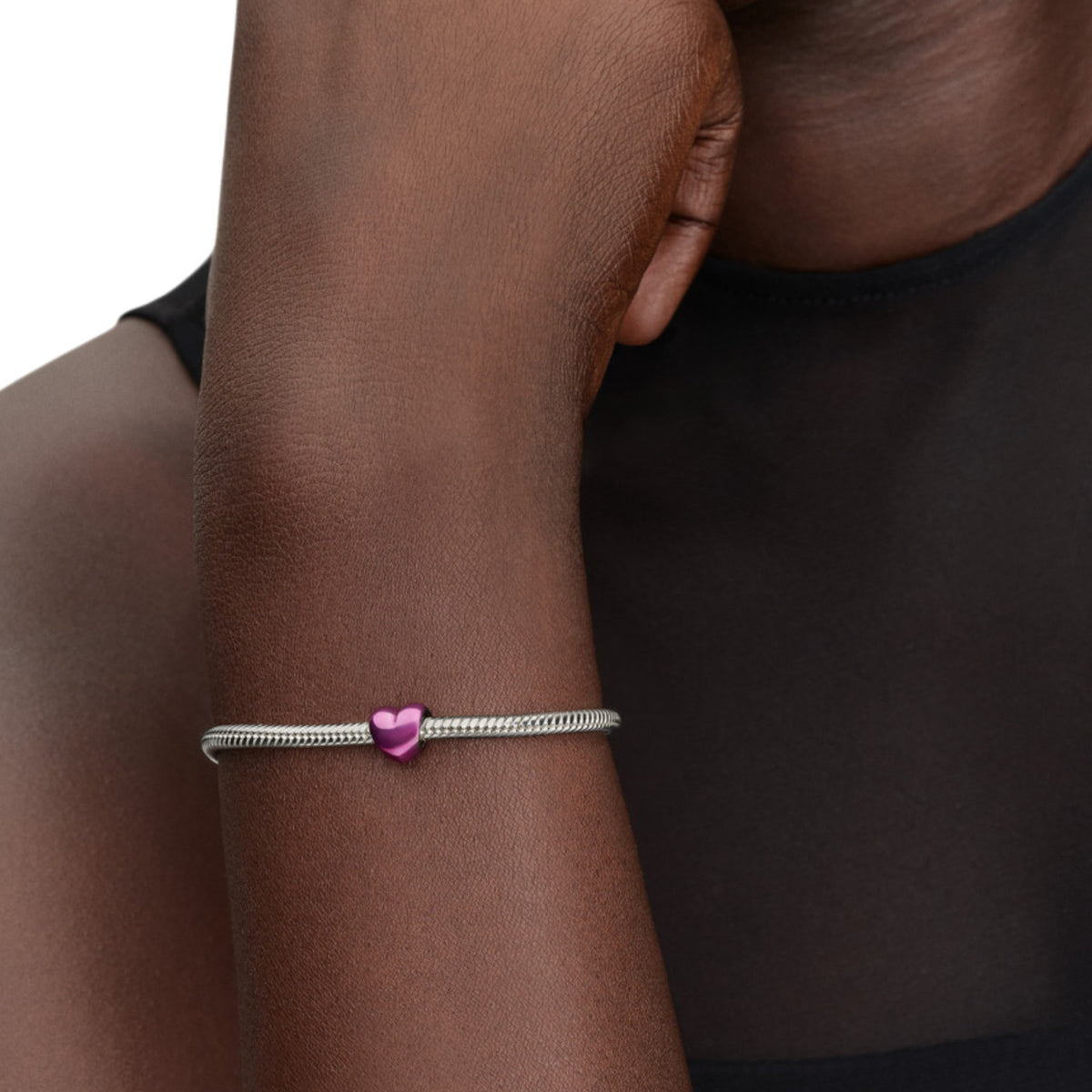 Mini-Charm pinkes Herz