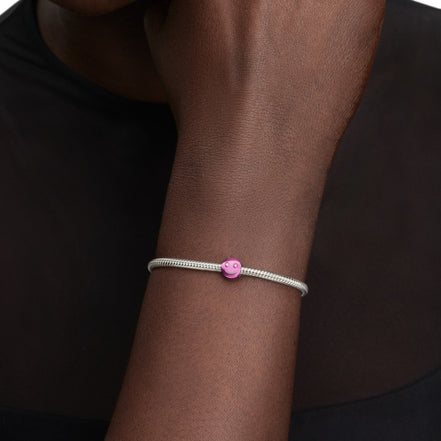 Mini-Charm pinker Smiley