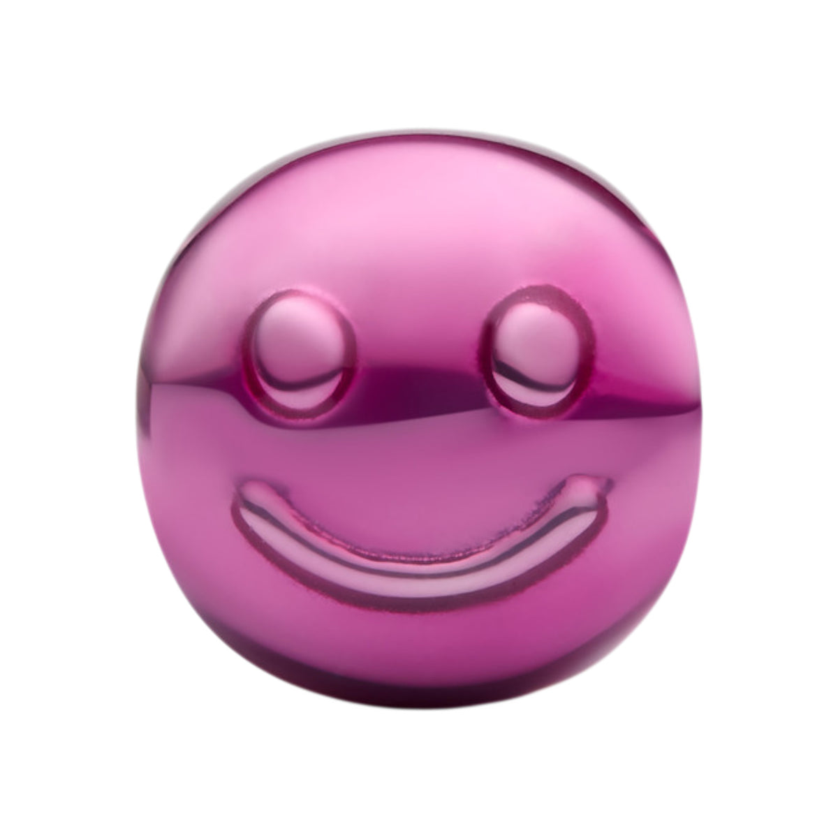 Mini-Charm pinker Smiley