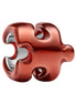 Mini-Charm orangenes Puzzlestück