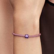 Mini-Charm lila Puzzlestück