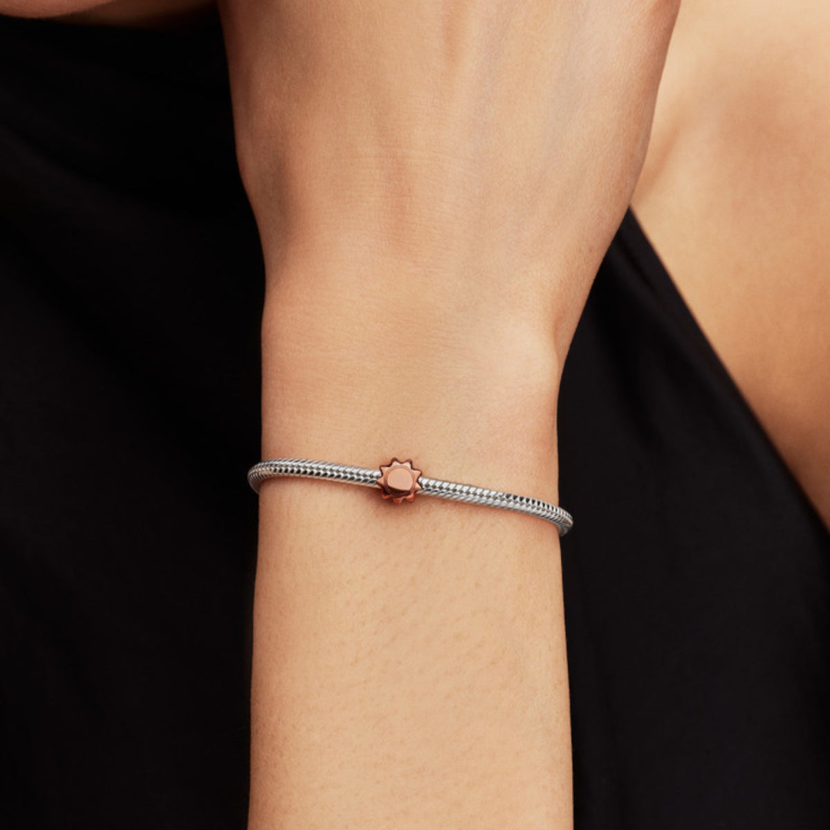 Mini-Charm orangene Sonne