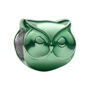 Mini-Charm grüne Eule