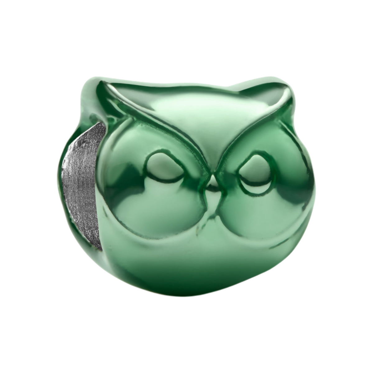 Mini-Charm grüne Eule