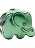 Mini-Charm grüner Elefant