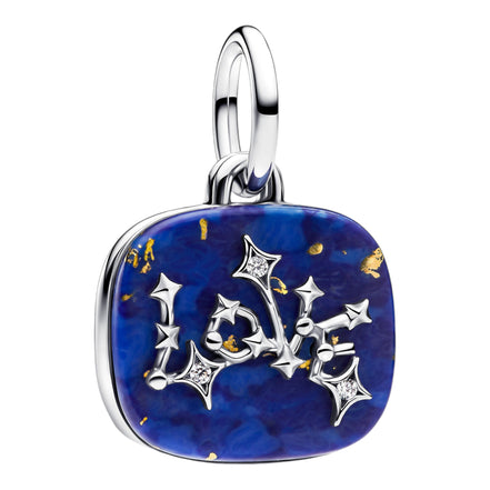 Sternenbild Charm mit dem Schriftzug "Love"