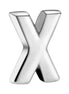 Medaillon-Element Buchstabe X Silber