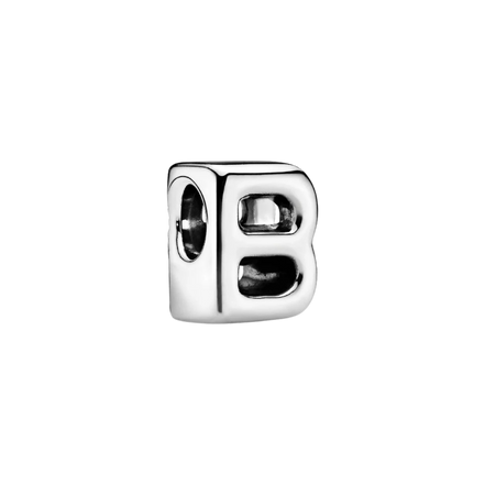 MOMENTS Charm Buchstabe B Silber