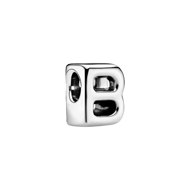 MOMENTS Charm Buchstabe B Silber