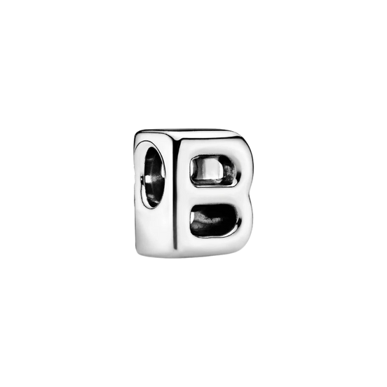 MOMENTS Charm Buchstabe B Silber