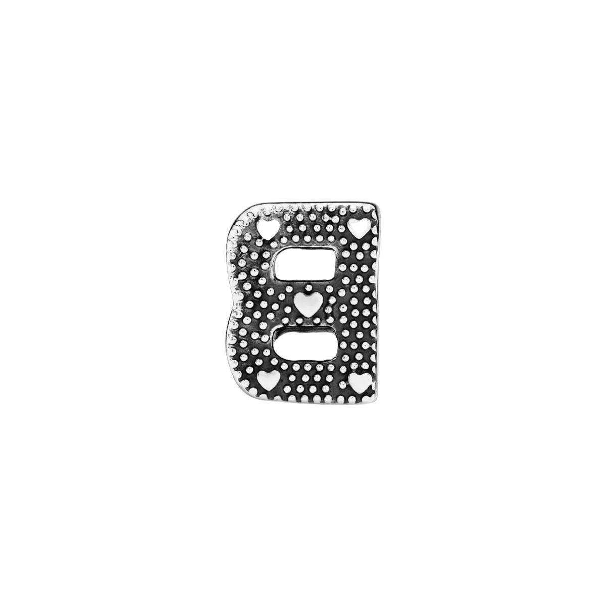 MOMENTS Charm Buchstabe B Silber