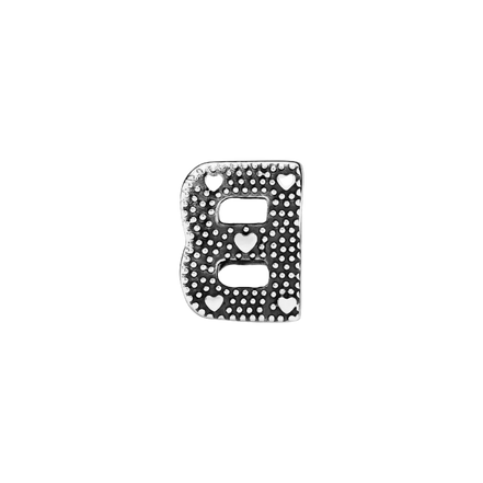 MOMENTS Charm Buchstabe B Silber