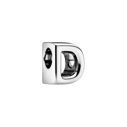 MOMENTS Charm Buchstabe D Silber